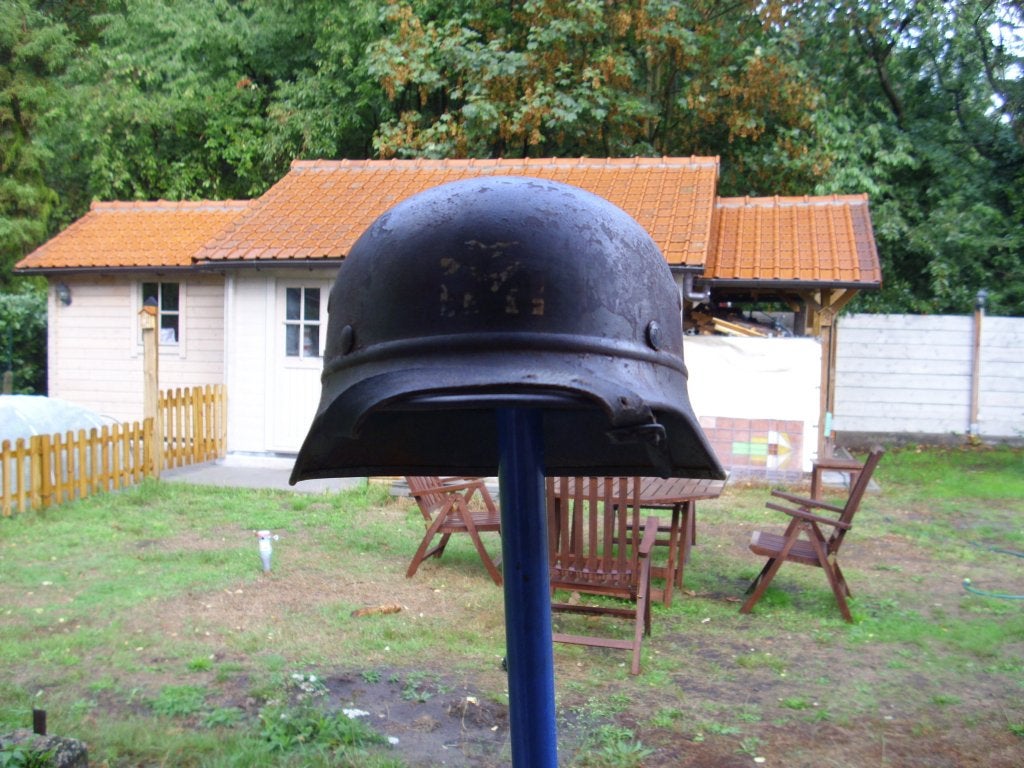 Duitse helm, Ophalen of Verzenden, Landmacht, Helm of Baret