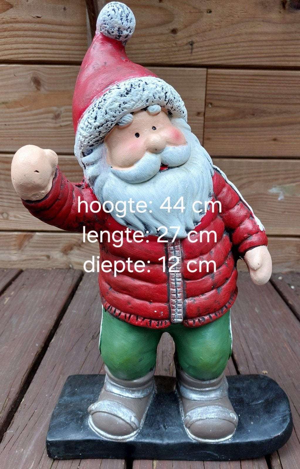 Kerstman Beeld voor Binnen & Buiten – Polyester – H44, Ophalen