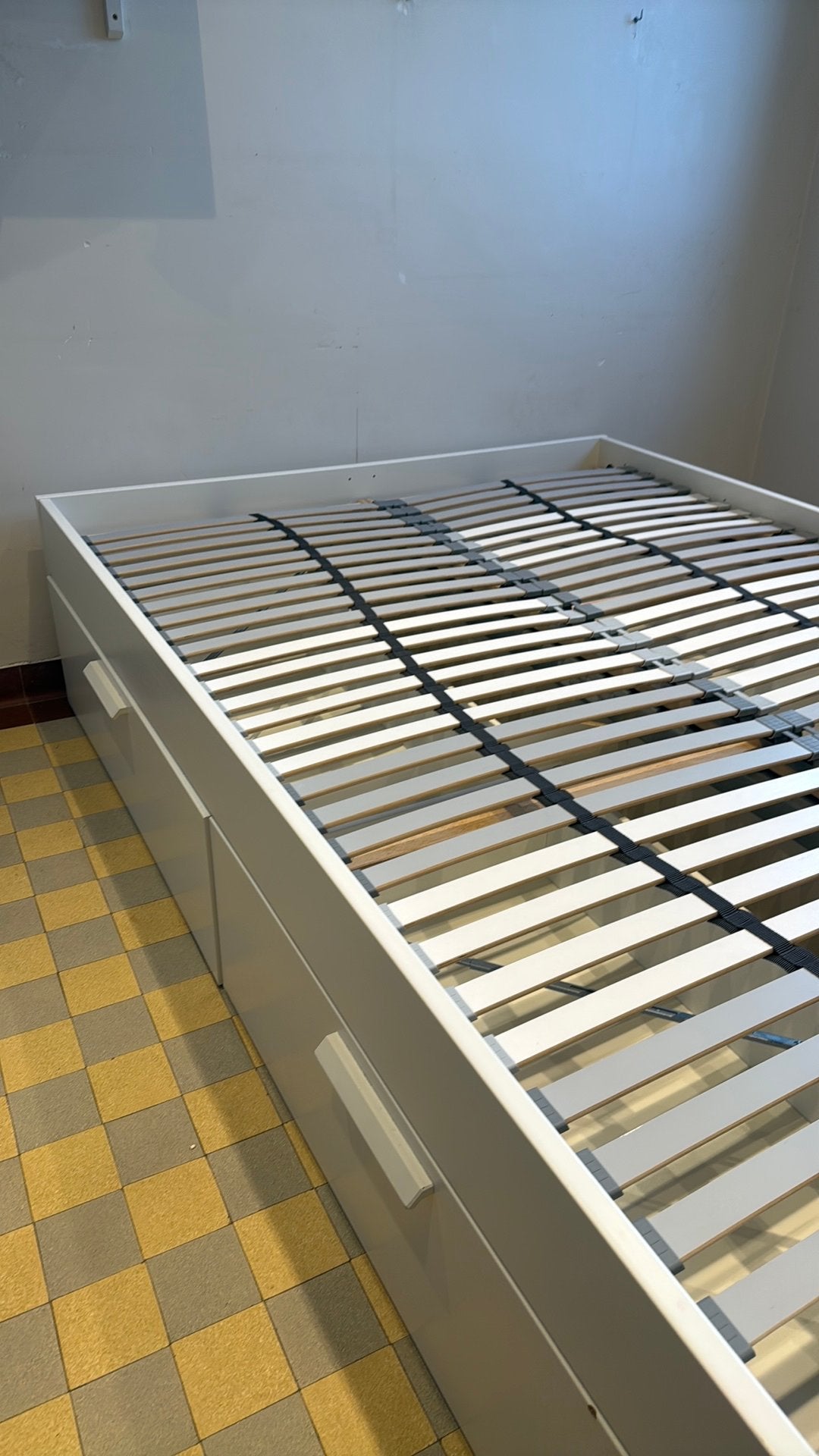 Lit ikea, Ophalen, Gebruikt, Wit, Tweepersoons