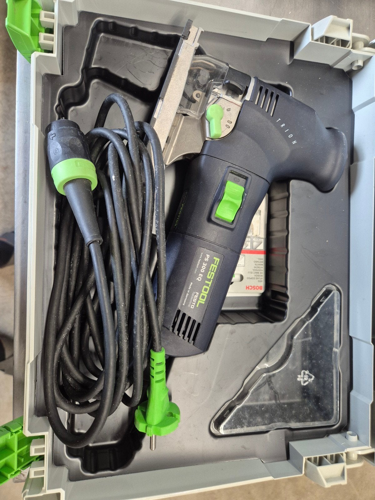 Festool TRION PS 300 EQ-Plus Decoupeerzaagmachine..., 600 tot 1200 watt, Ophalen of Verzenden, Zo goed als nieuw, Festool