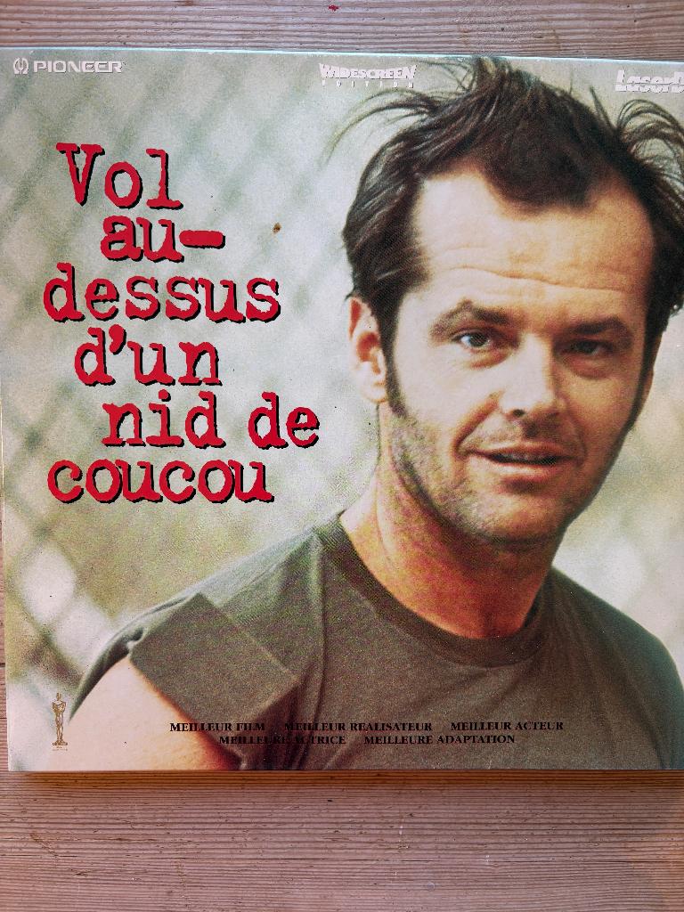 LaserDisc – Vol au-dessus d’un nid de coucou, Collections, Cinéma & Télévision, Comme neuf, Film, Enlèvement ou Envoi
