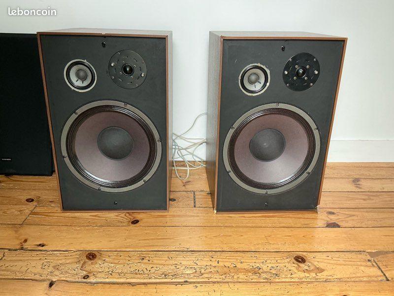 Toshiba SS 330/SEAS speakers/in goede staat, TV, Hi-fi & Vidéo, Enceintes, Autres marques, 60 à 120 watts, Enlèvement, Utilisé