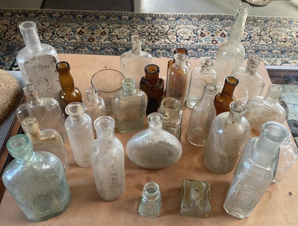 Lot de verre allemand WW 1, Enlèvement ou Envoi, Armée de terre, Douilles ou Pièces de fouille