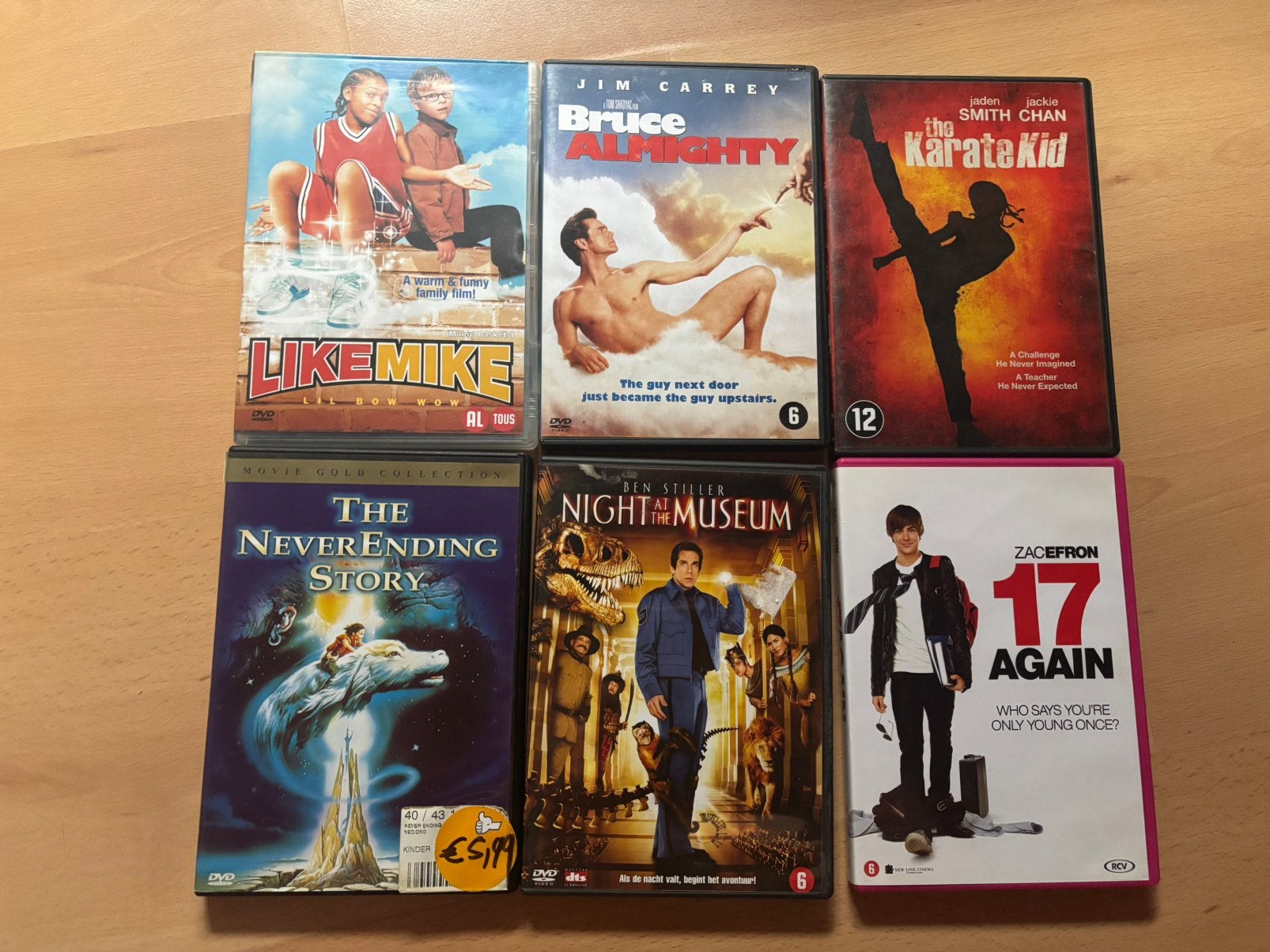 6 DVD - titres variés, Envoi, Utilisé
