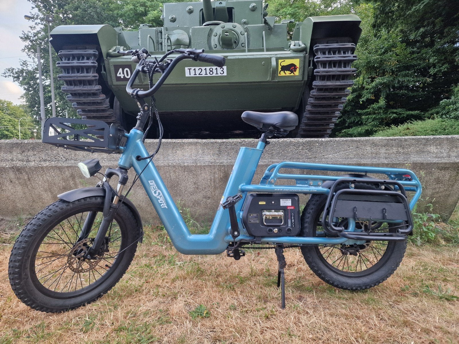 elektrische fiets longtail, Ophalen