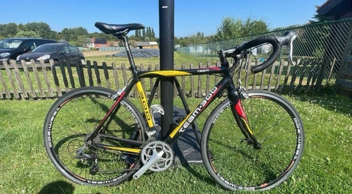 Team 300 racefiets – Aluminium / Carbon voorvork – 56, Fietsen en Brommers, Ophalen, Gebruikt, Aluminium, 53 tot 57 cm