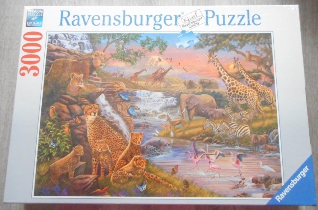 ravensburger puzzel 3000 stukjes dierenrijk nieuw., Ophalen of Verzenden, Nieuw