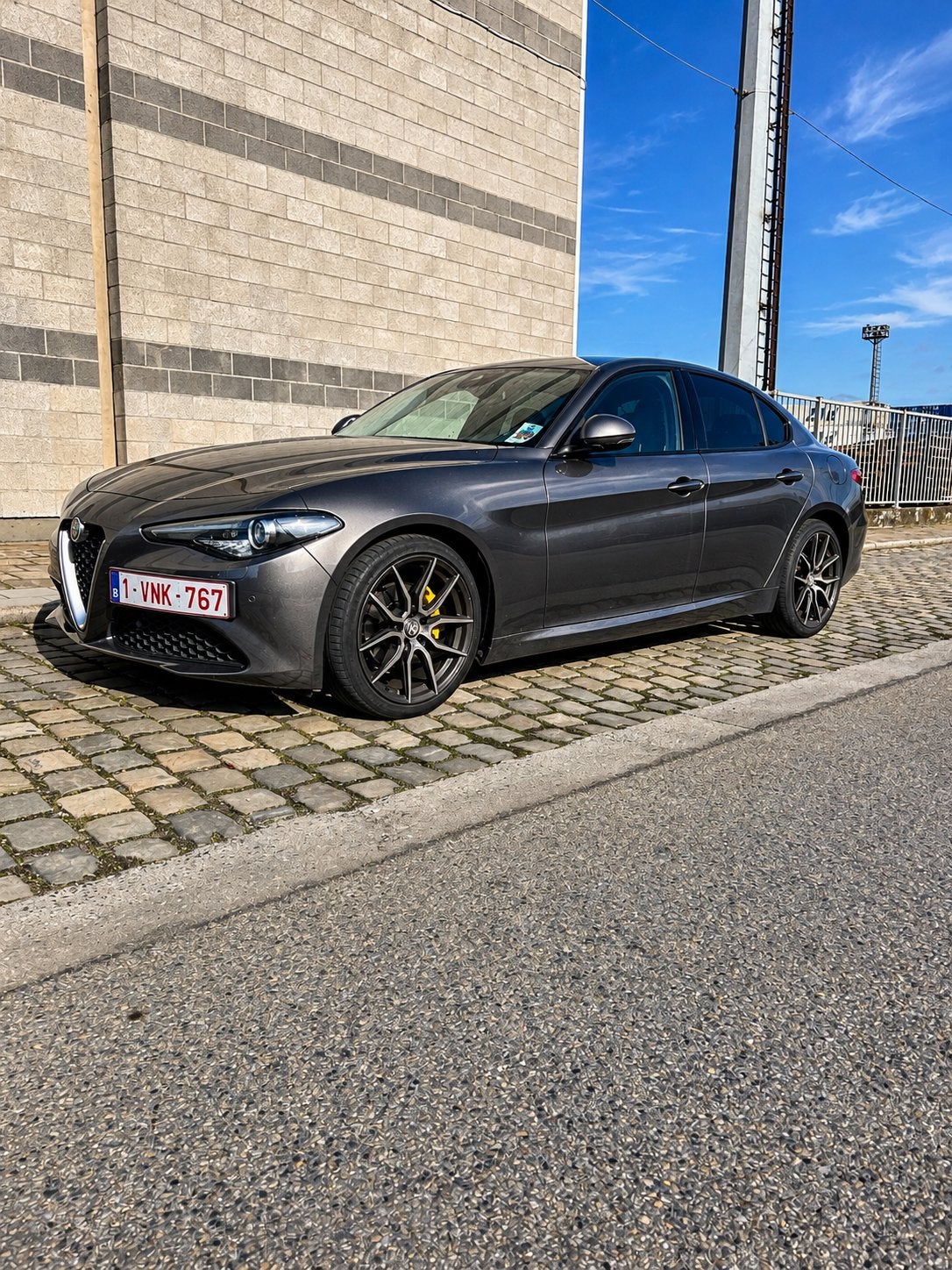 Alfa Romeo Giulia 2018, Autos, Cuir, Argent ou Gris, Achat, Noir