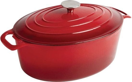 Poêle ovale traditionnelle en fonte, Maison & Meubles, Enlèvement ou Envoi, Neuf, Fonte, Cocotte