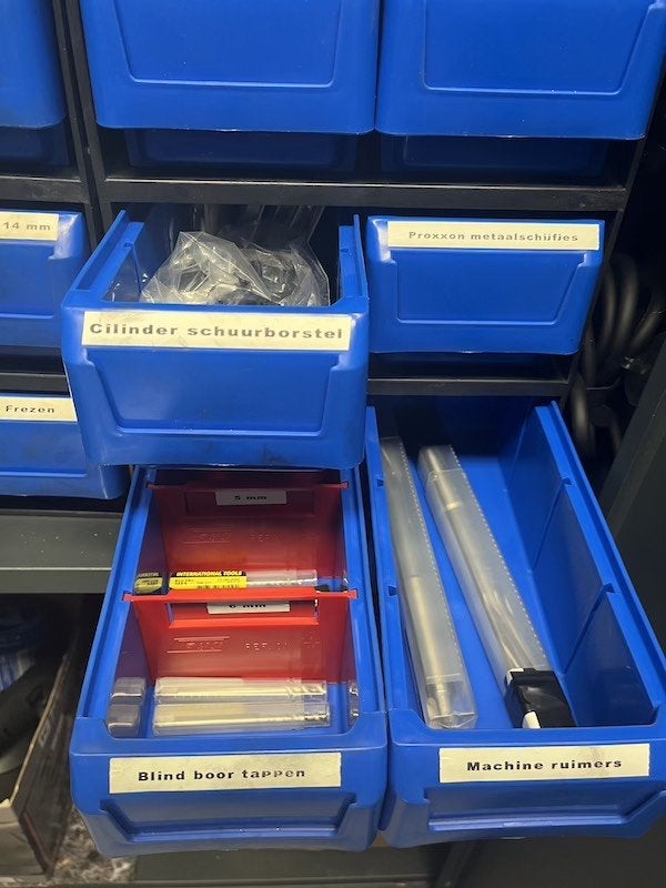 ruimers en machinetappers, Ophalen