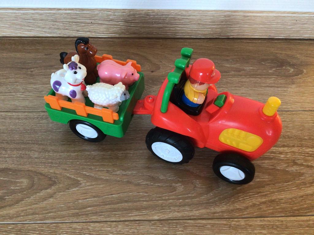 Muzikale traktor met dierengeluiden, Ophalen of Verzenden, Zo goed als nieuw