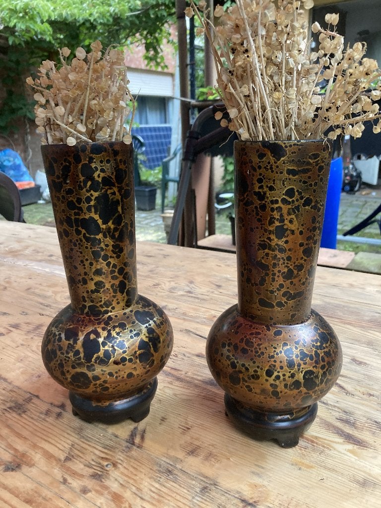 Vaasjes, Huis en Inrichting, Woonaccessoires | Vazen, Ophalen, Zo goed als nieuw, Kunststof, Minder dan 50 cm