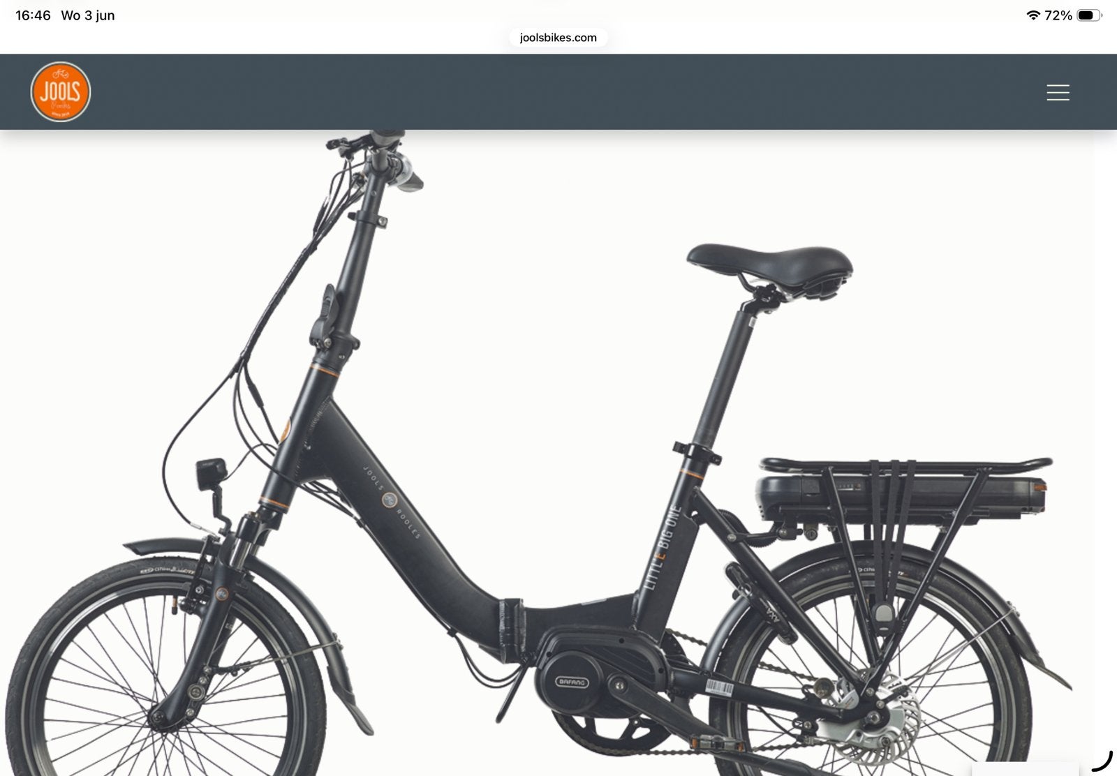 Vélo pliable électronique, Enlèvement, Comme neuf