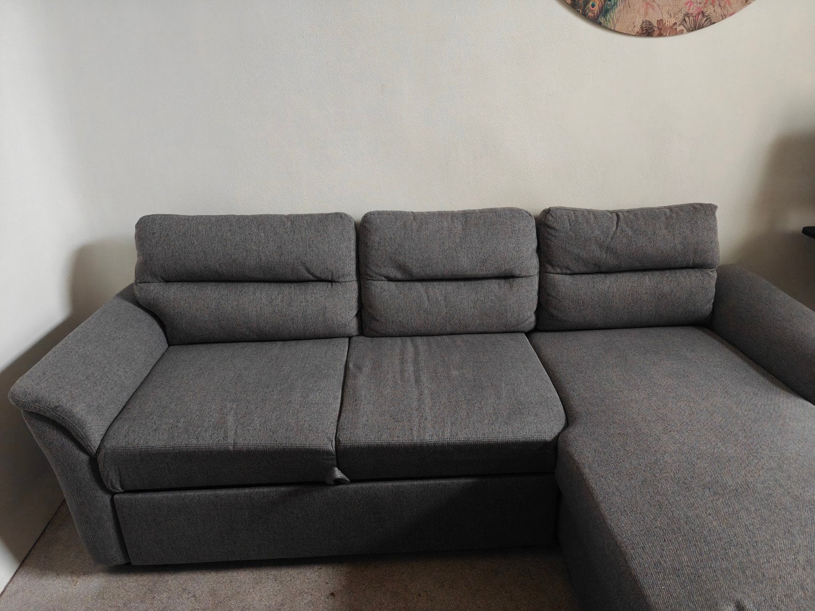 Slaapbank, Ophalen, 150 tot 200 cm, Driepersoons, 75 tot 100 cm