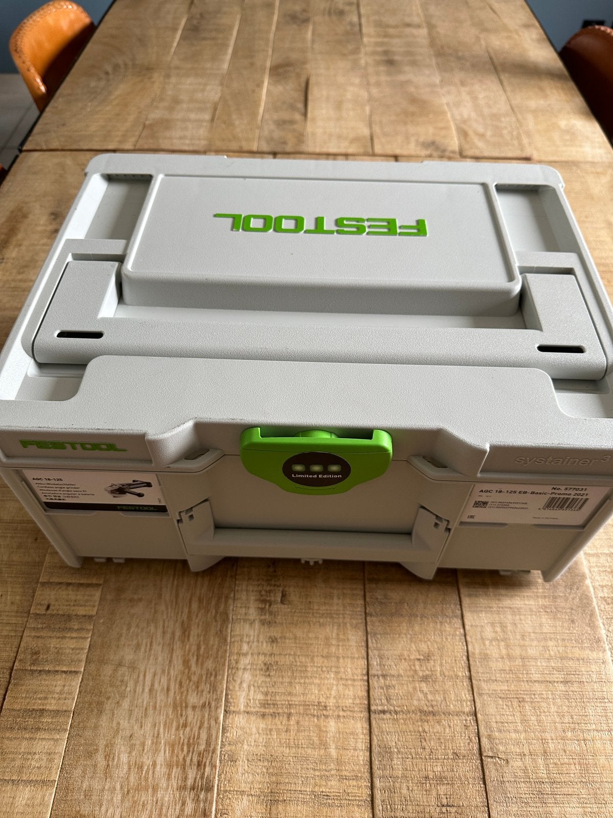Meuleuse Festool AGC 18-125, Bricolage & Construction, Boîtes à outils, Enlèvement ou Envoi, Comme neuf