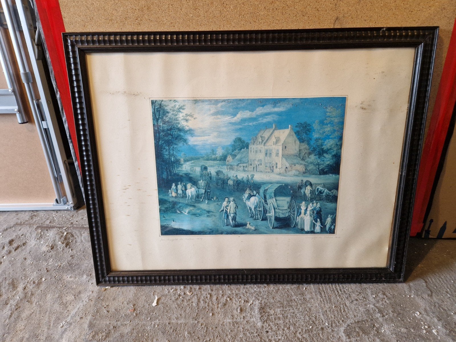 Jan Brueghel l'Ancien — impression d'art encadrée, Enlèvement, Photo, Original