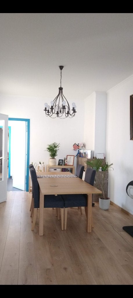 Tafel (1m40 verlengbaar tot 2m20) + 4 stoelen, Huis en Inrichting, Ophalen, Gebruikt, 100 tot 150 cm, 200 cm of meer