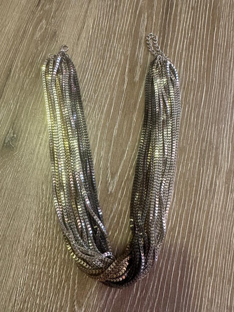 Stoere ketting 3 kleurig, Ophalen, Zo goed als nieuw
