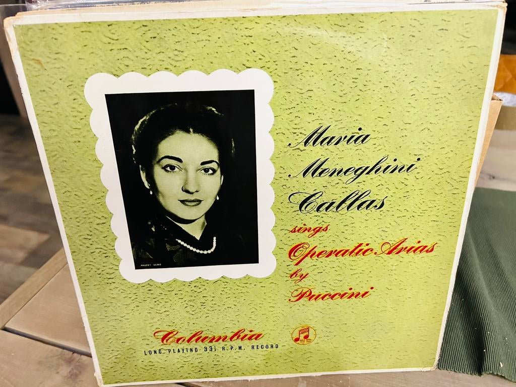 Maria Menghini Callas : Arias by Puccini, Ophalen of Verzenden, Zo goed als nieuw