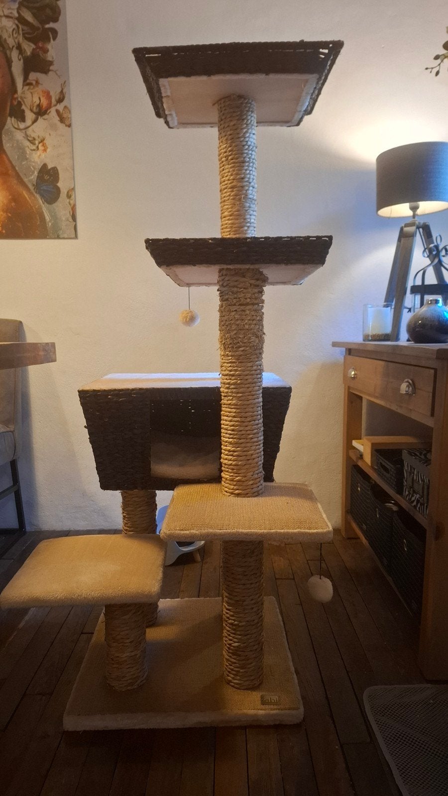 Krabpaal, 138cm hoog, Ophalen, Krabpaal