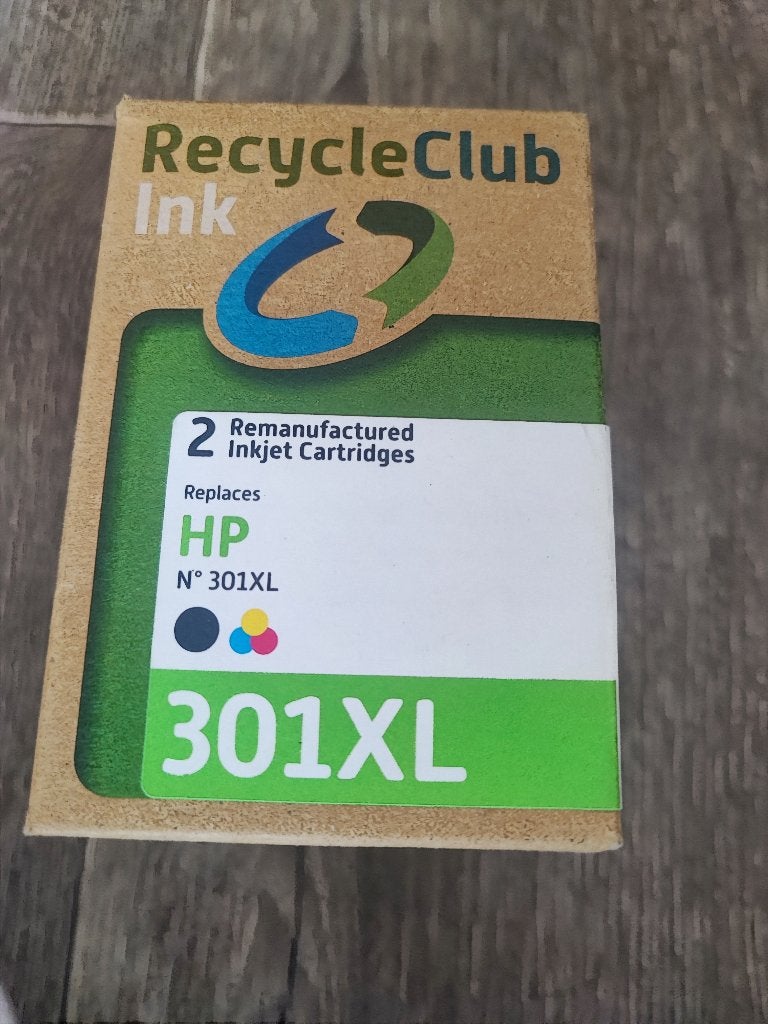 Cartouche d'encre Recycle Club  HP 301 noir +couleur xl, Computers en Software, Printerbenodigdheden, Ophalen, Nieuw, Cartridge