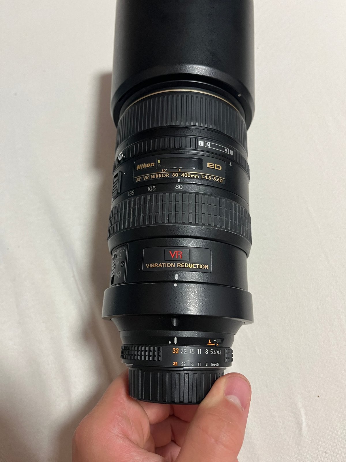 Nikon lens 80-400mm 1:4,5-5,6D, Audio, Tv en Foto, Ophalen, Gebruikt, Nikon