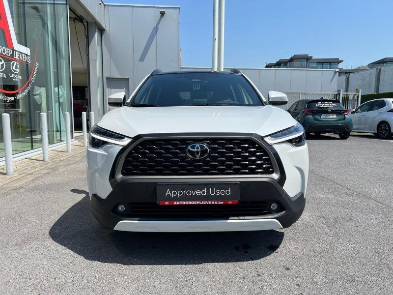 Toyota Corolla Cross 2.0 STYLE + COMFORT PACK, Auto's, Automaat, 145 kW, Parkeersensor, Wit