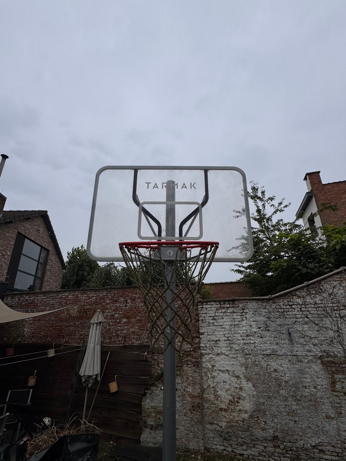 Basketpaal, Sport en Fitness, Basketbal, Ophalen, Gebruikt, Ring, Bord of Paal