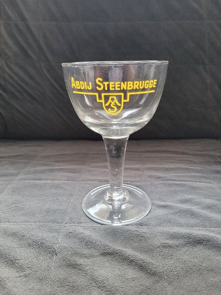 Abdij Steenbrugge bierglas, Ophalen of Verzenden, Zo goed als nieuw, Glas of Glazen, Overige merken