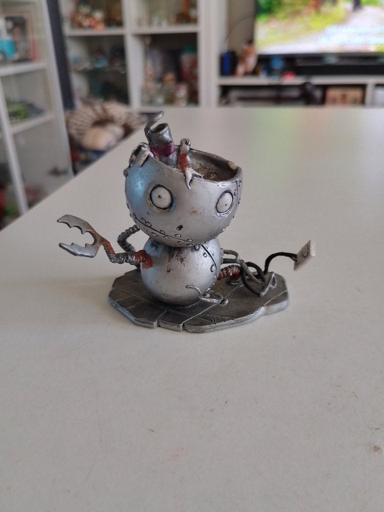 Robot boy beeldje Tim burton, Verzamelen, Ophalen, Zo goed als nieuw