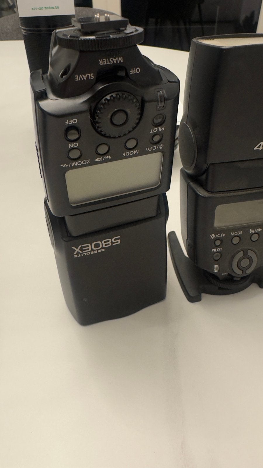Canon Speedlite flitsen 2x430 en 1x580 EX, Enlèvement ou Envoi, Comme neuf, Canon