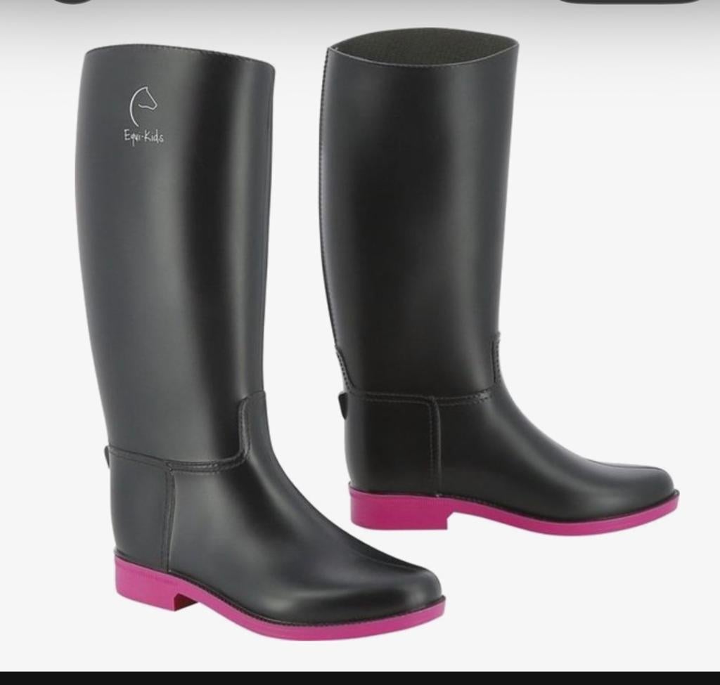 Leuke Equi kids rijlaarzen met roze zool maat 32, Dieren en Toebehoren, Ophalen, Gebruikt