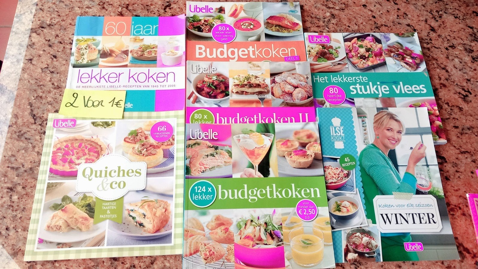 Diverse kookboeken van Libelle, Enlèvement