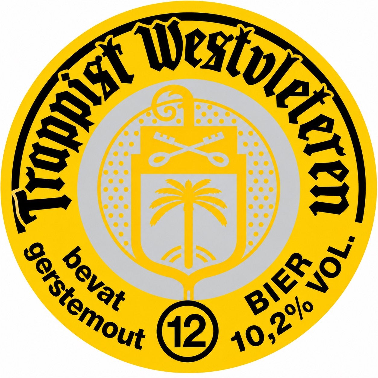 Metalen reclamebord Westvleteren 12 - retro vintage mancave, Ophalen of Verzenden, Nieuw, Reclamebord, Plaat of Schild, Overige merken