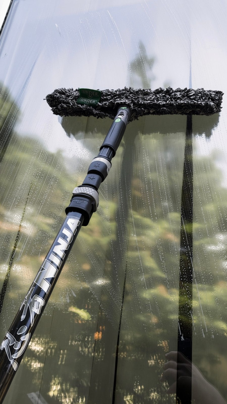 Unger Ninja 2.50 m telescopische mast van carbon, Ophalen, Gebruikt