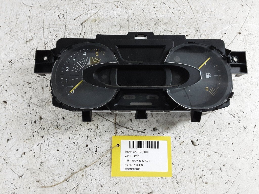 COMPTEUR DE VITESSE Renault Captur I (2R) (248103783R), Autos : Pièces & Accessoires, Renault, Utilisé, Peter-Huppertz-Straße 5
51063  Köln, DE