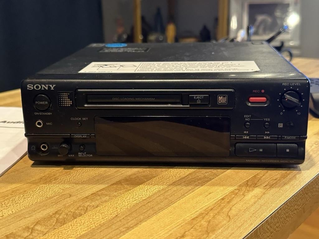 SONY MDS-101 MiniDisc/MD-Recorder Powers, Enlèvement ou Envoi, Comme neuf