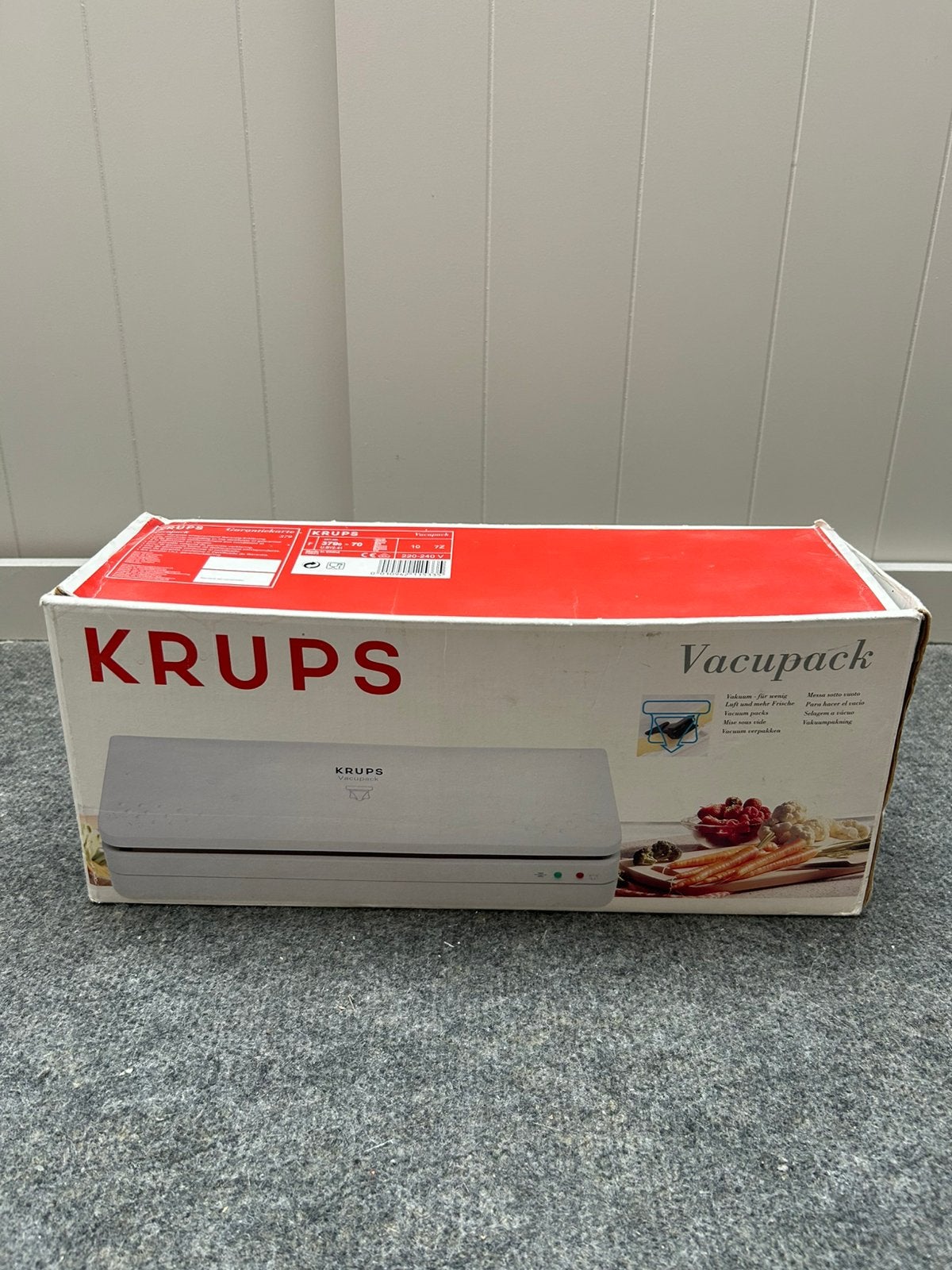 Krups vacuüm machine, Elektronische apparatuur, Ophalen, Gebruikt