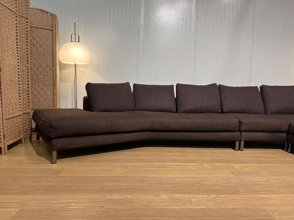 TBE Minotti Hamilton canapé d’angle + garantie – PN: 30.000€, 150 cm ou plus, Quatre personnes ou plus, Comme neuf, Tissus