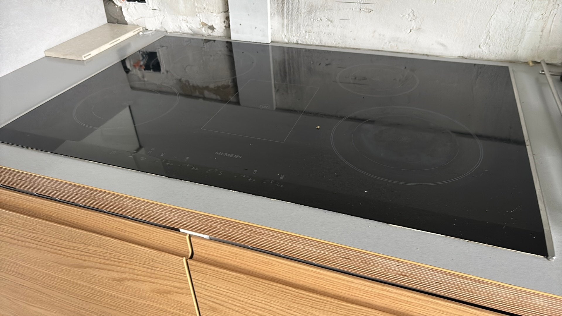 Inductievuut Siemens 80cm, Elektronische apparatuur, Ophalen, Gebruikt, Inbouw, Inductie