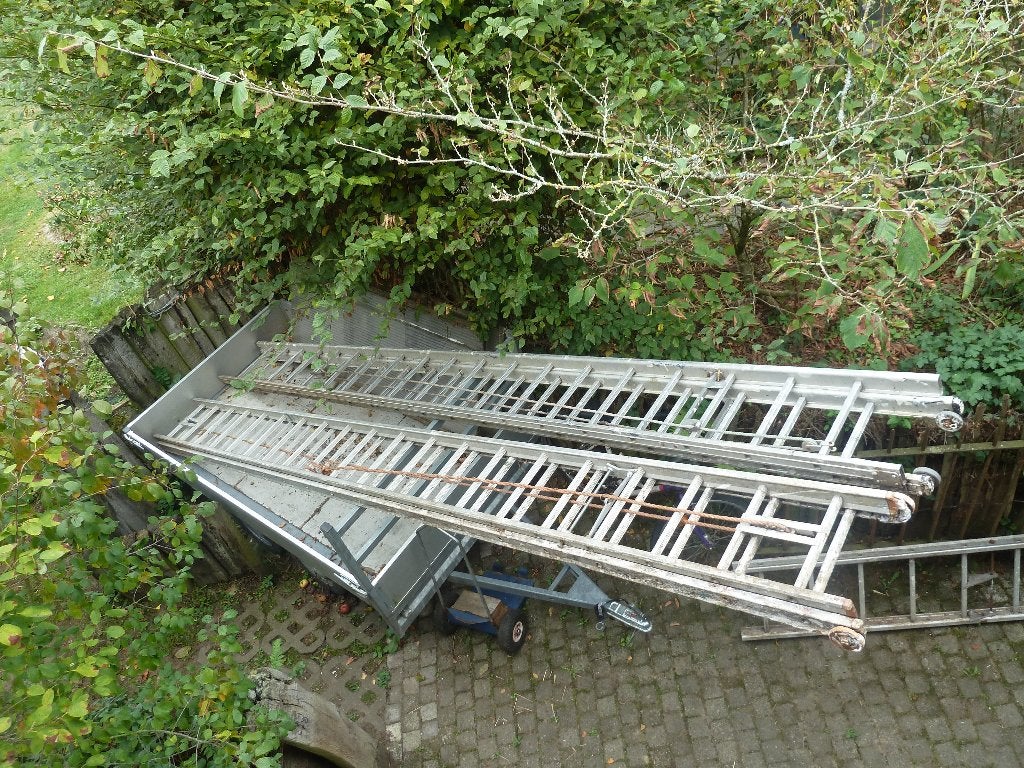 ECHELLES EN ALUMINIUM, Bricolage & Construction, Pliable ou rétractable/escamotable, Échelle, Enlèvement, Utilisé