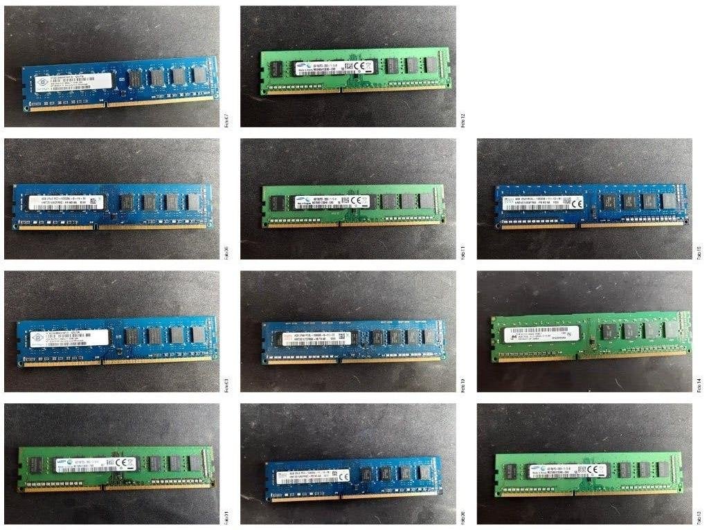 4GB DDR3 Desktop RAM 1333/1600 - Samsung Hynix, Computers en Software, RAM geheugen, 1333 - 1600, Gebruikt, DDR3, Ophalen of Verzenden