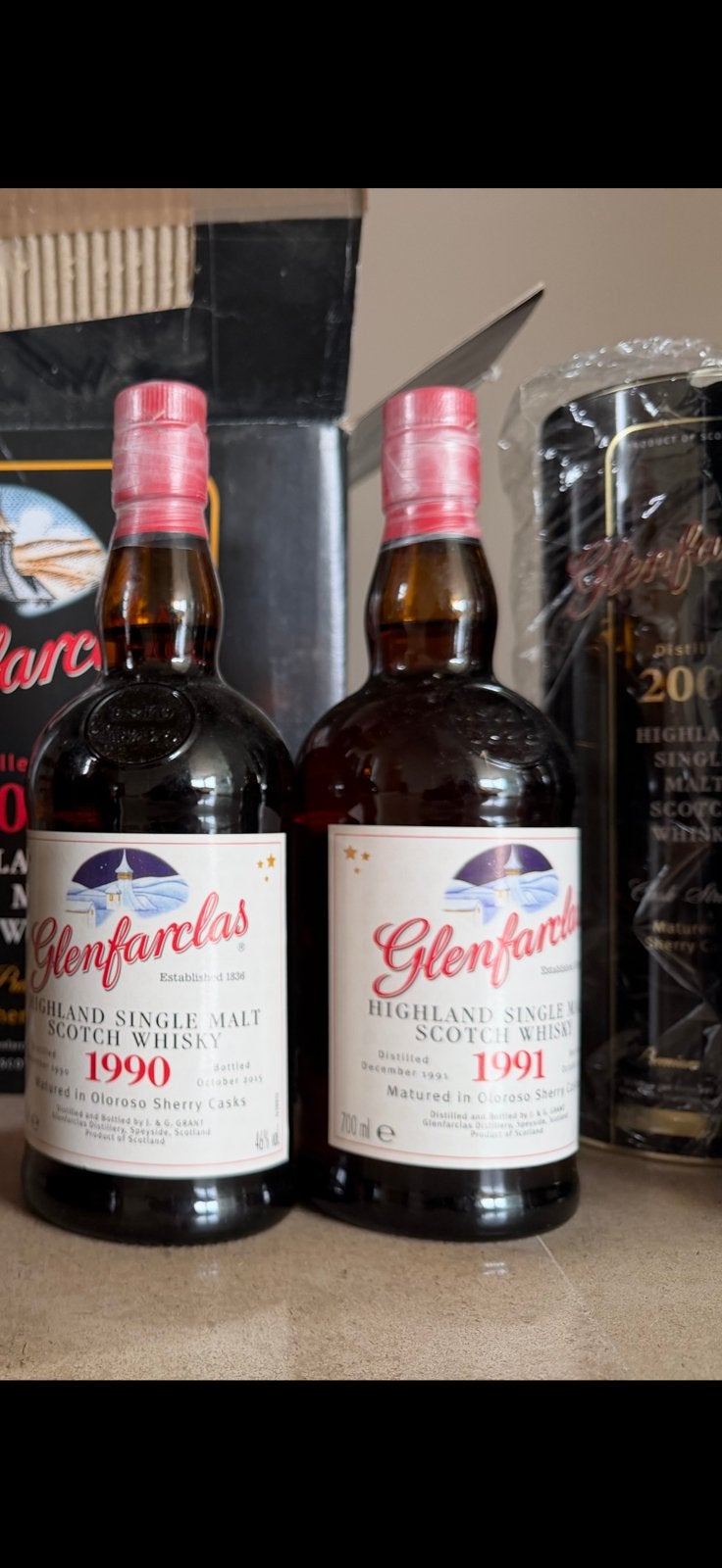 Whisky Glenfarclas lot van 7 flessen, Enlèvement ou Envoi, Comme neuf