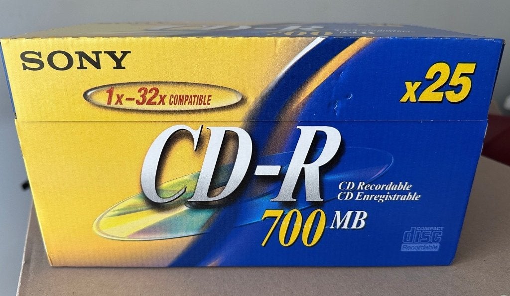 CD-R 700 MB, Ophalen, Nieuw, Cd, SONY