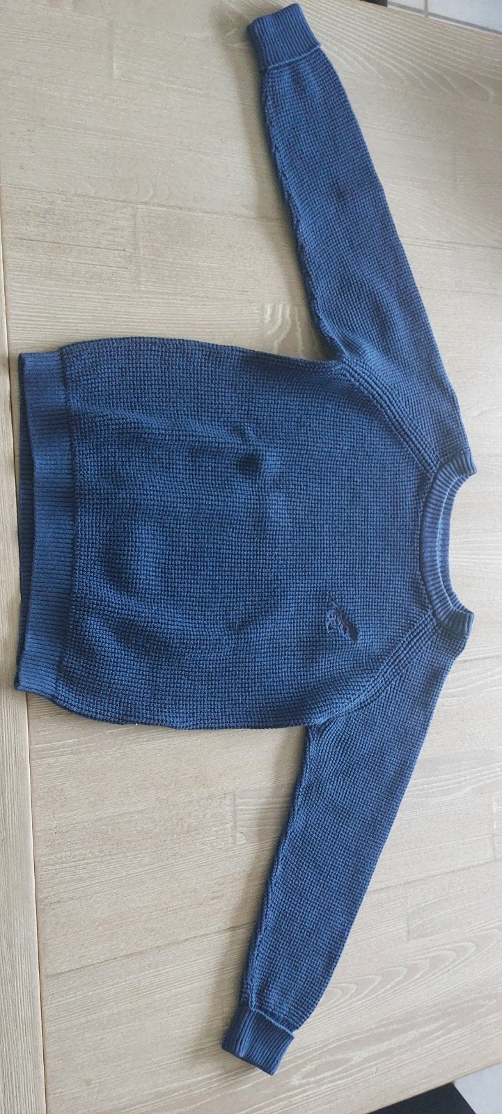 blauwe trui, maat 116, Enfants & Bébés, Pull ou Veste, Comme neuf, Enlèvement, No compromise