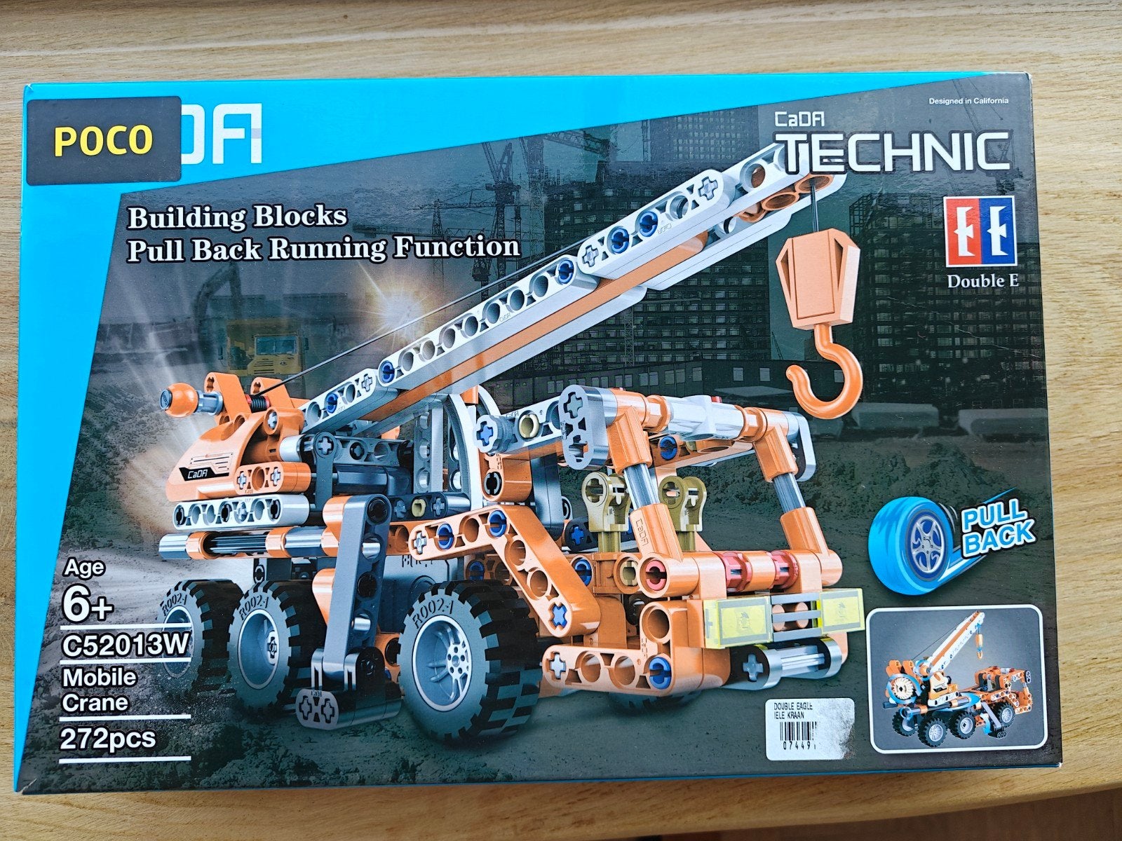 Cada technic mobile crane, Ophalen, Gebruikt