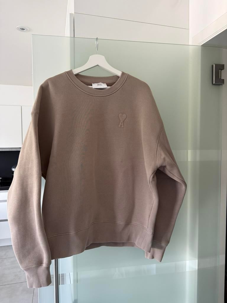 AMI trui, Enlèvement ou Envoi, Comme neuf, Taille 56/58 (XL), Brun