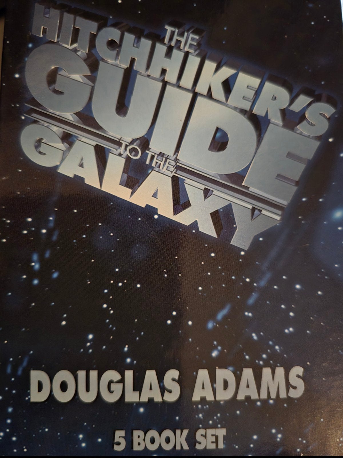 box 5 boeken Hitchhiker's guide to the galaxy, Enlèvement, Comme neuf, Douglas Adams