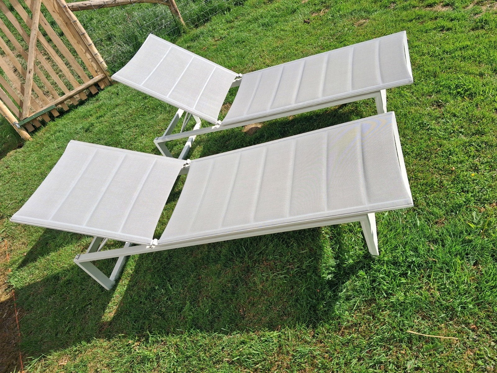 Lot 2 transats, Jardin & Terrasse, Aluminium