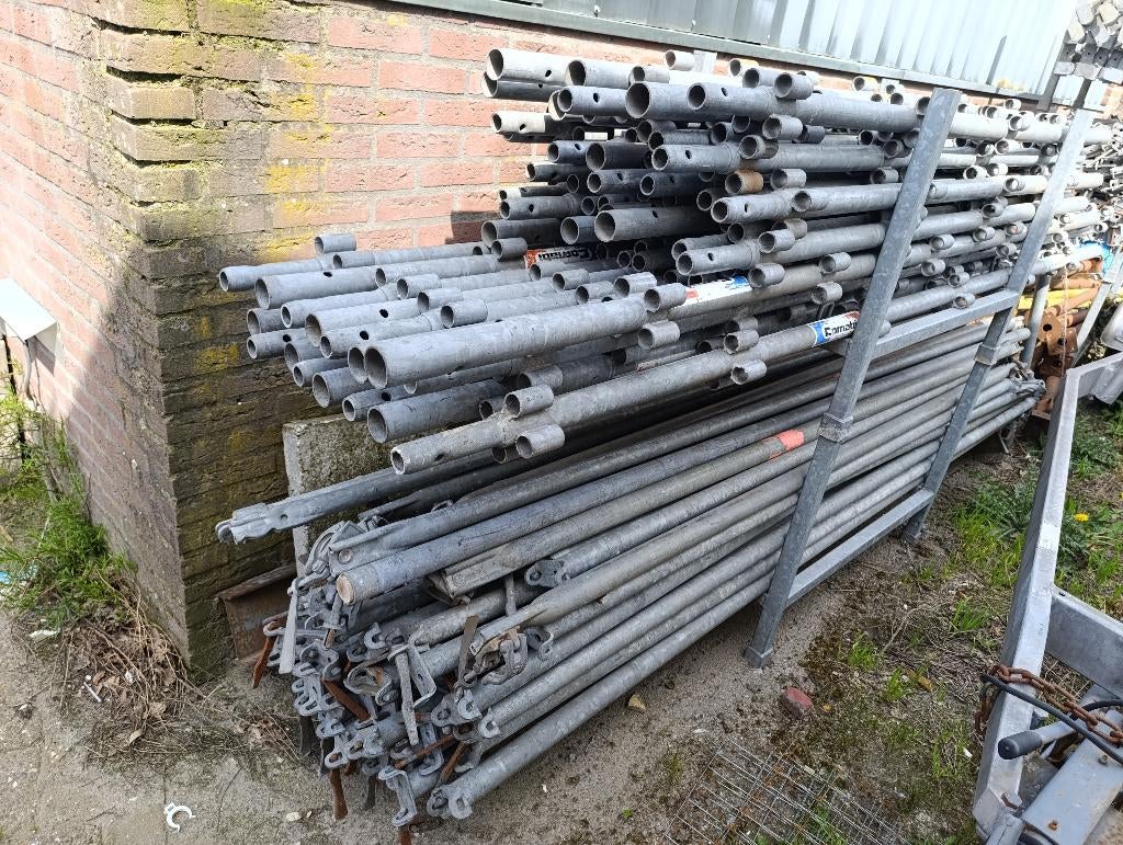 Bouwstelling , Metsstelling en schragen , Profielen., Ophalen, Gebruikt, Gevelsteiger, 5 meter of hoger
